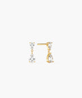 Ada Double Pearl Drop Earrings