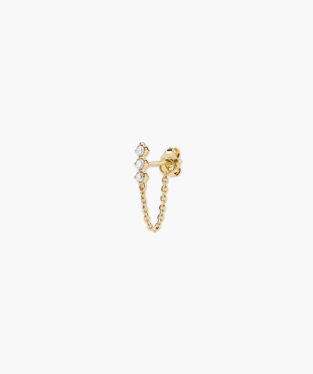 Trio Chain Stud