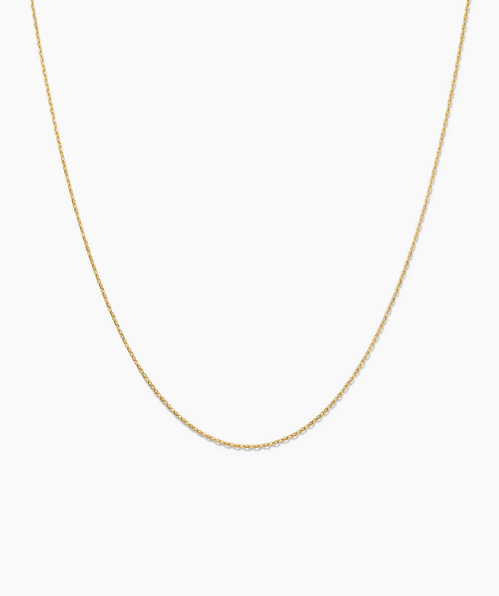 Elegant Oval Link Chain Necklace