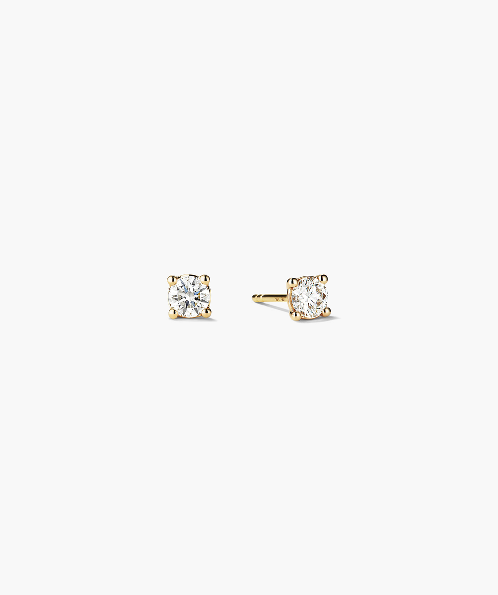 Lab Grown Diamond Round Studs 0 5 Tcw 4 Prong