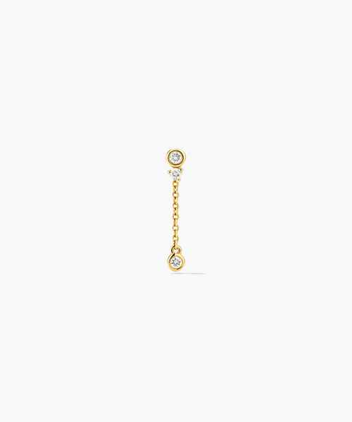 Celese Lab Grown Diamond Chain Stud
