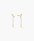 Interconnected X Drop Earrings