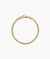 Delicate 3mm Round Box Chain Bracelet