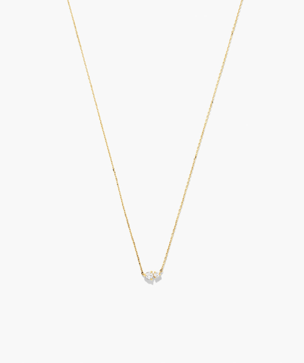 Elegant Hue Necklace White Topaz
