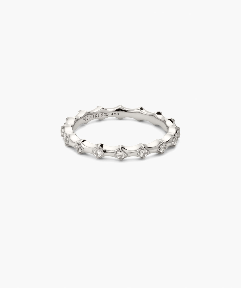 Polished Charlotte Crest Stacker Ring