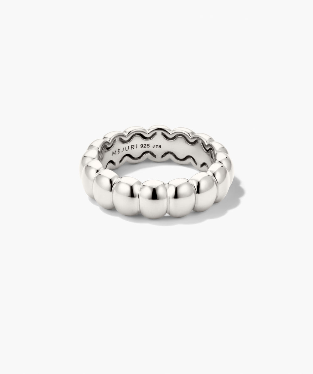 Polished Puffy Charlotte Stacker Ring