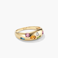 Polished Toronto Mosaic Dôme Ring