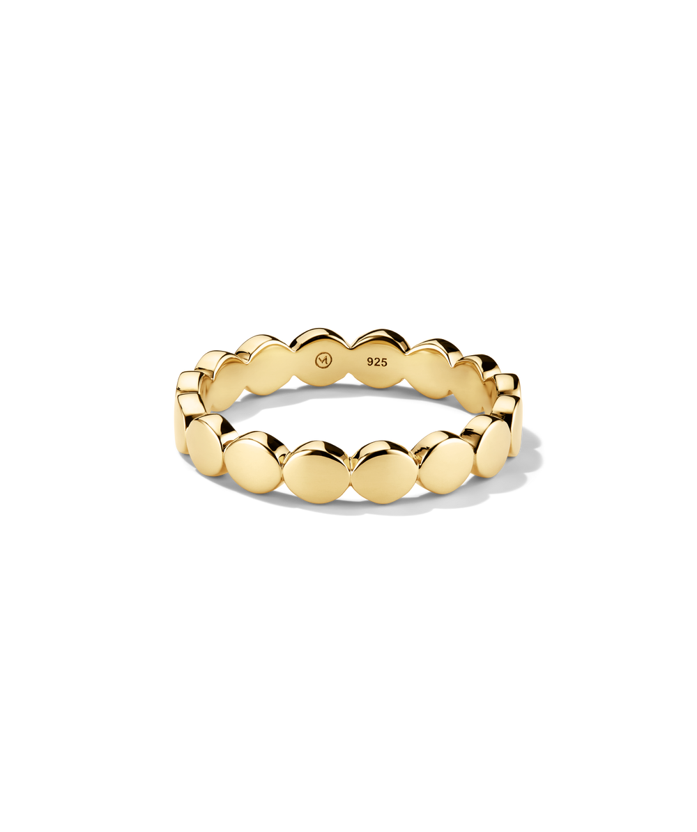Polished Bold Dot Ring
