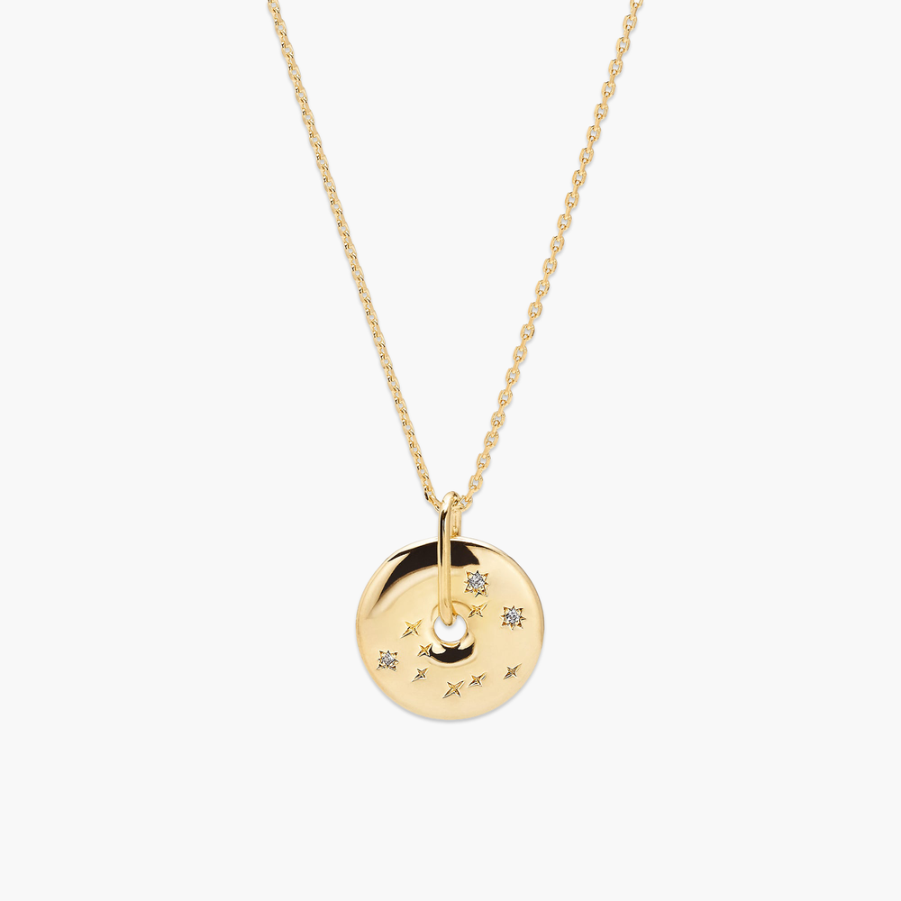 Elegant Zodiac Pendant Necklace