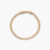 Delicate Flat Curb Chain Bracelet