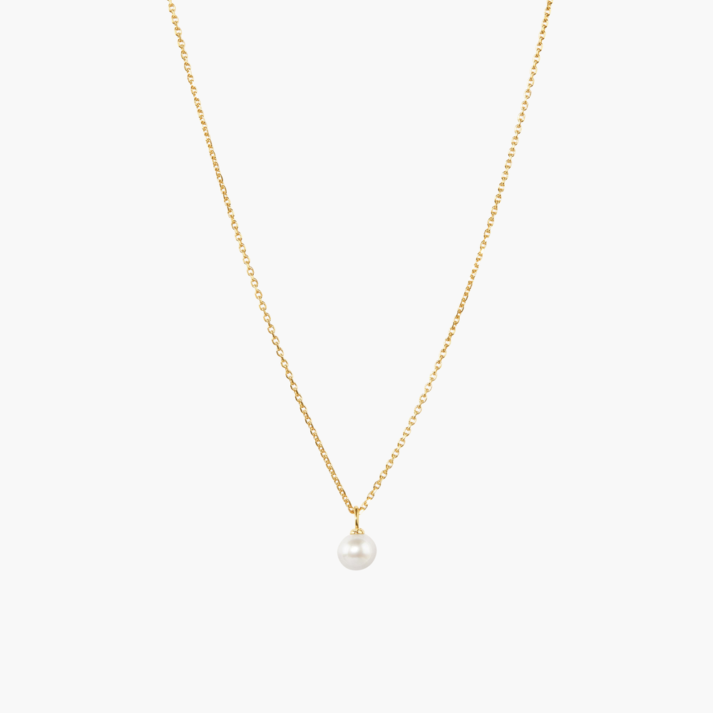Elegant Mini Pearl Pendant Necklace