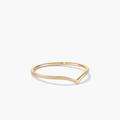 Polished Wishbone Ring