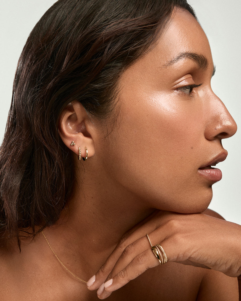 Spheres Cluster Studs – on model