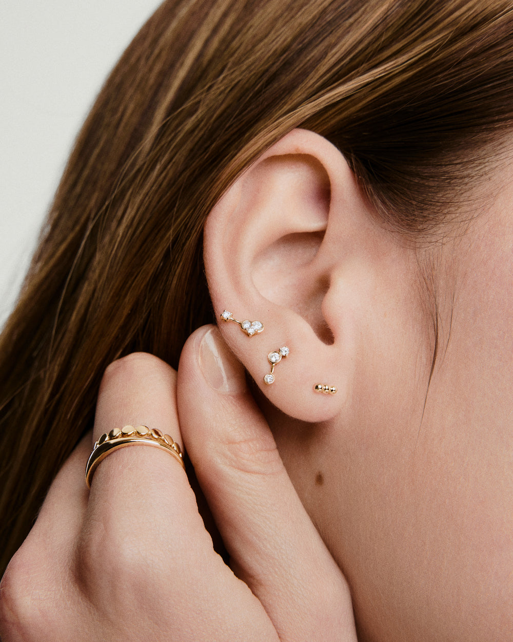 Spheres Bar Stud 1 – on model